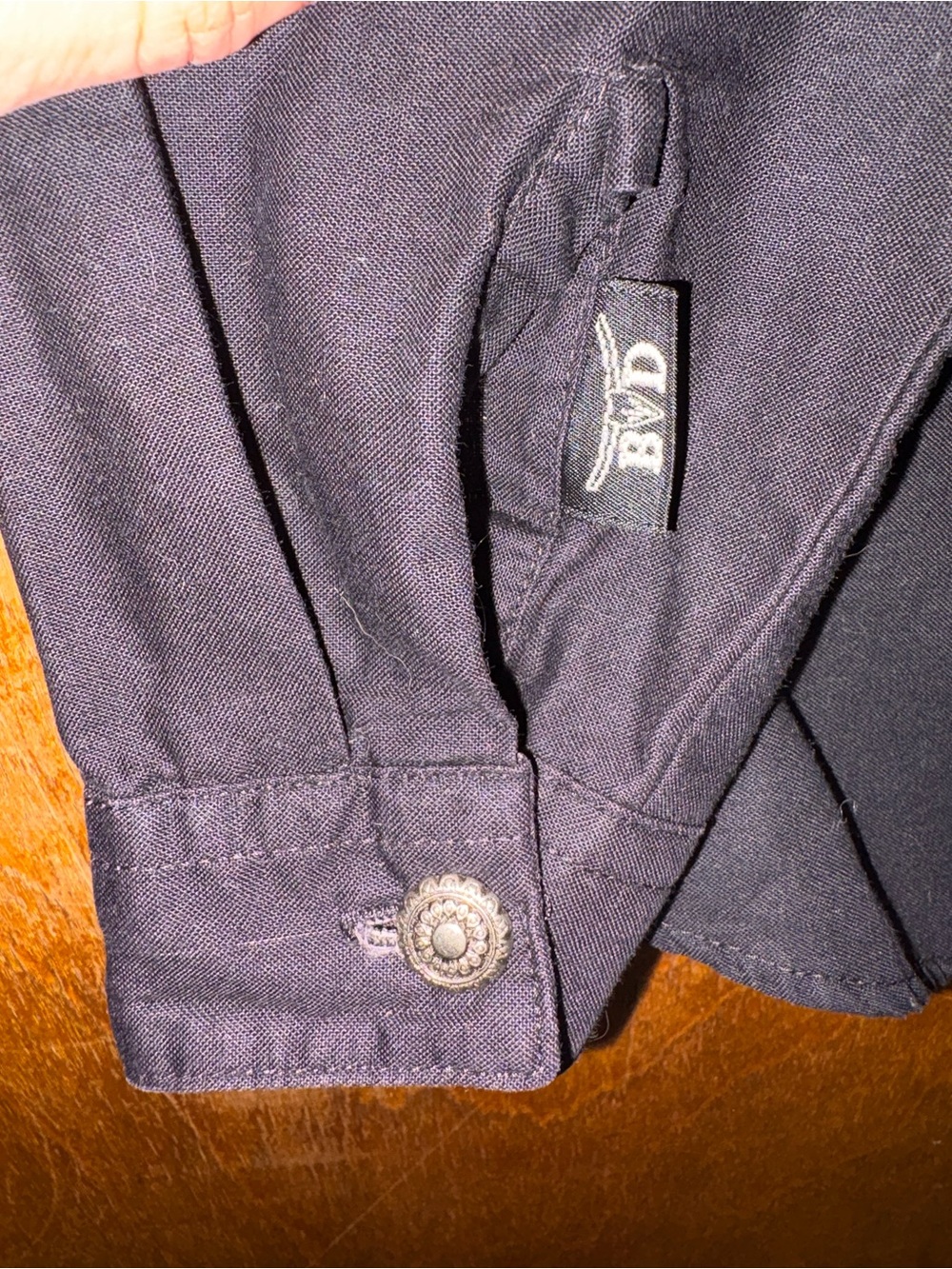 Vintage Brooks & Dunn Pendleton Style Southwestern Aztec Snap Button Shirt Small - Picture 7 of 7
